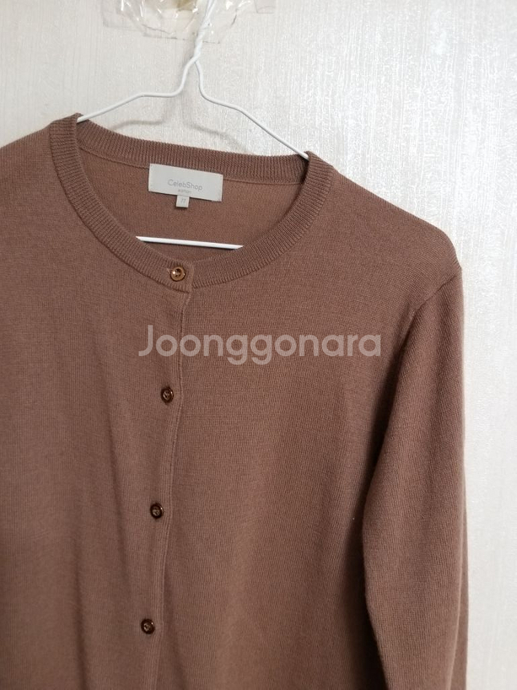 여성 설렙샵 울100% 가디건 (새상품.95)--1