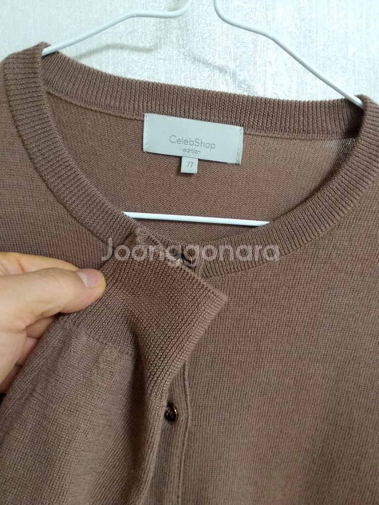 여성 설렙샵 울100% 가디건 (새상품.95)--3