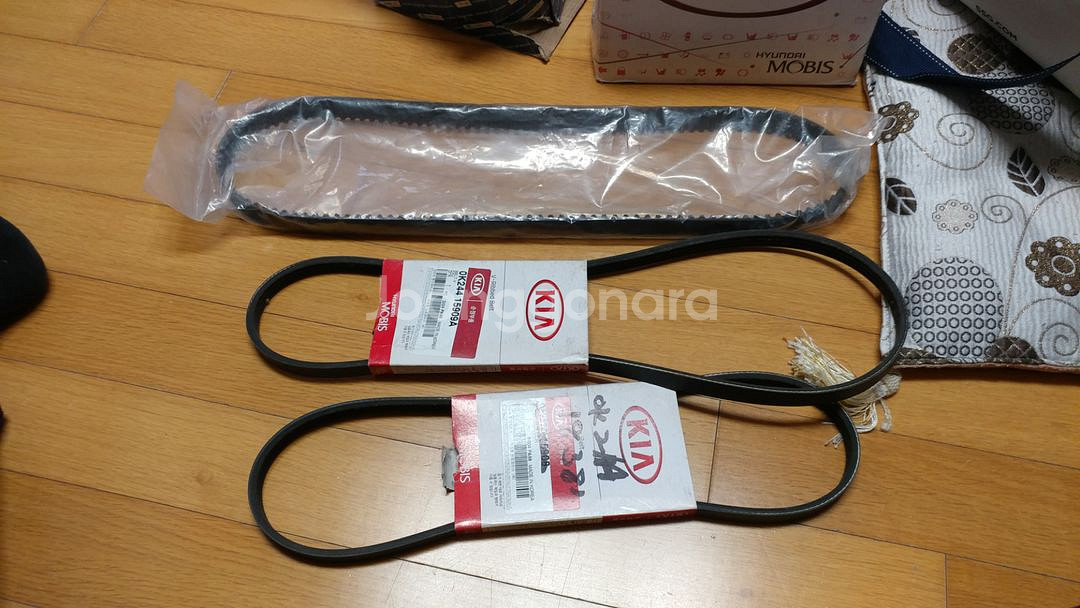 기아 스펙트라 타이밍벨트, 삼발이 디스크, 파워핸들 펌--6