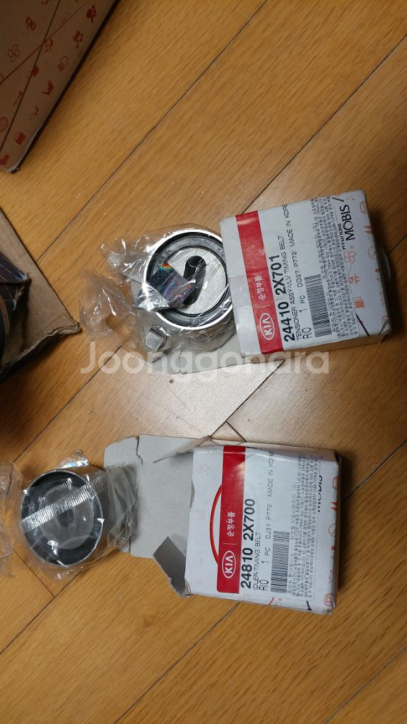 기아 스펙트라 타이밍벨트, 삼발이 디스크, 파워핸들 펌--7