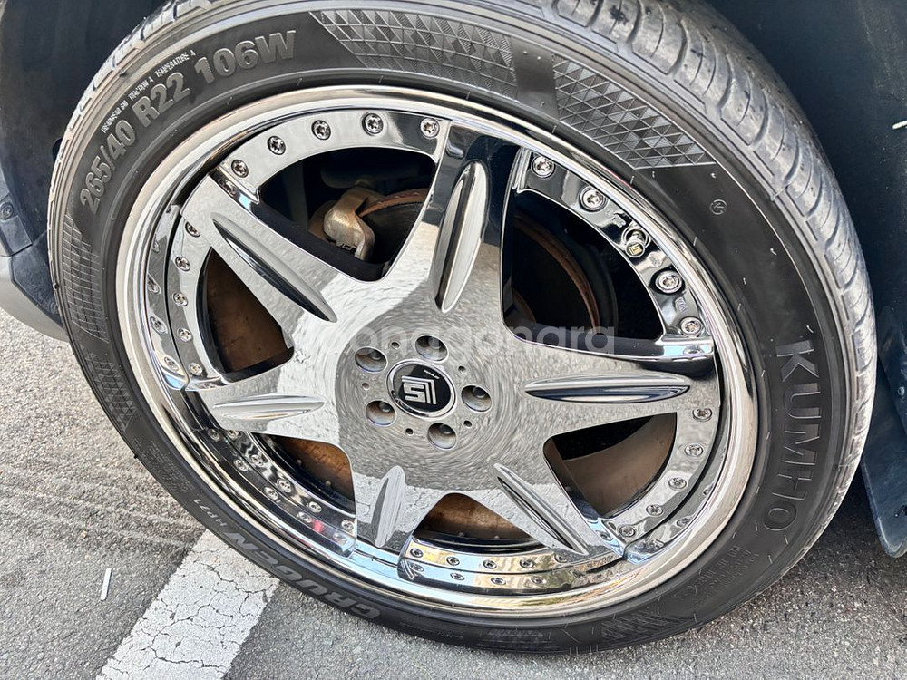 워크 LS406 크롬 22인치 휠만 교환--4