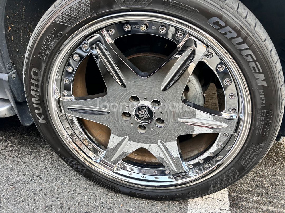 워크 LS406 크롬 22인치 휠만 교환--3