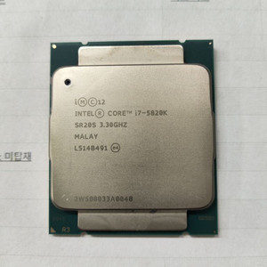 인텔 코어X i7-5820k (하스웰-E) 판매