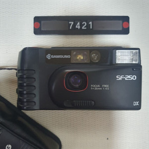 삼성 SF-250 DATE 필름카메라 파우치포함