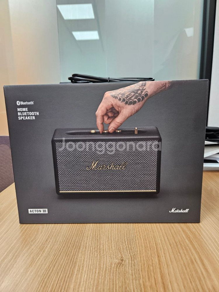마샬 액톤3 블루투스 스피커 미개봉 신품 팝니다--2