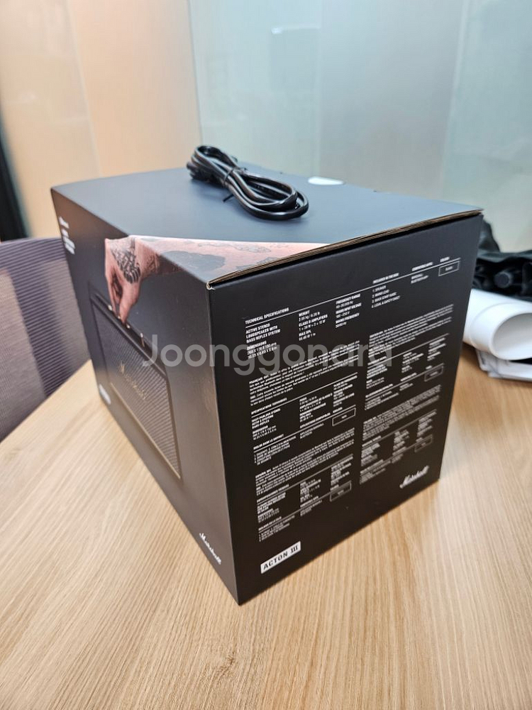 마샬 액톤3 블루투스 스피커 미개봉 신품 팝니다--3