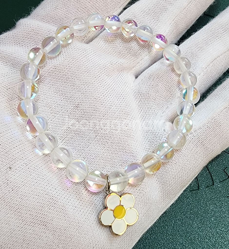 핸드메이드 월광석 팔찌 (6mm)--1