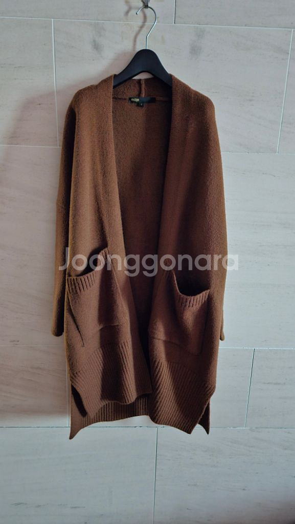 (정품) 마쥬 알파카 블렌디드 롱 카디건--0