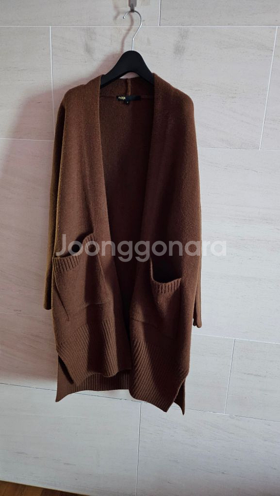 (정품) 마쥬 알파카 블렌디드 롱 카디건--3