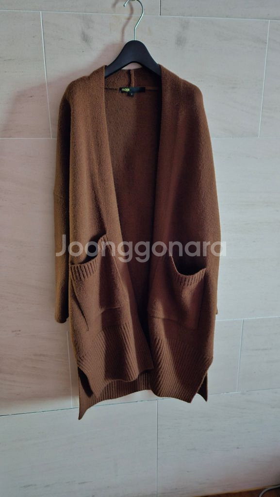(정품) 마쥬 알파카 블렌디드 롱 카디건--2