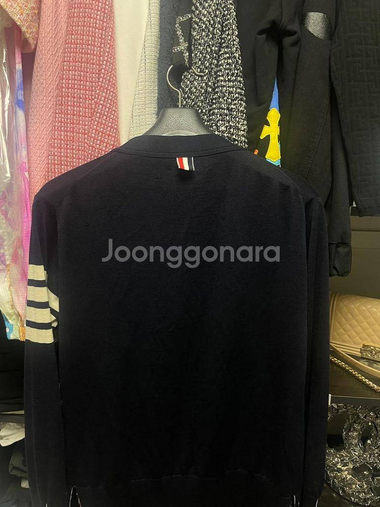 정품 톰브라운 사선 울 가디건 2 사이즈 남녀공용--1