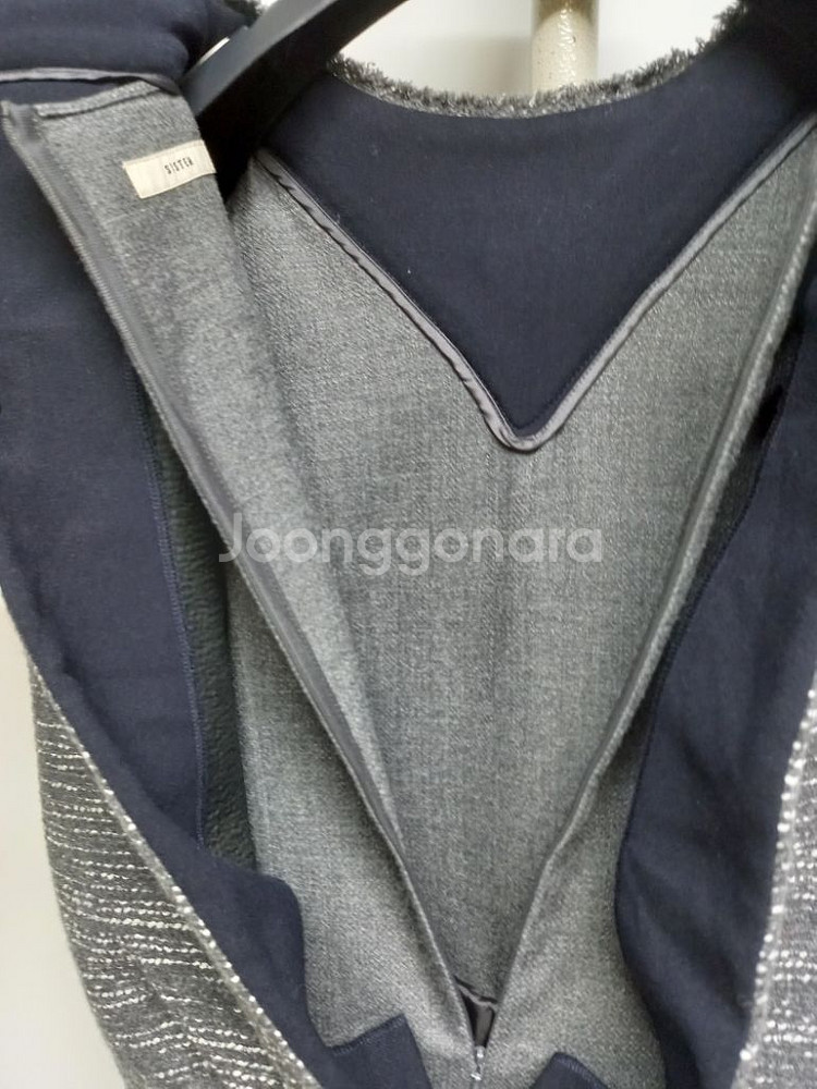 시스템 춘추동 트위드 원피스 44.33--7