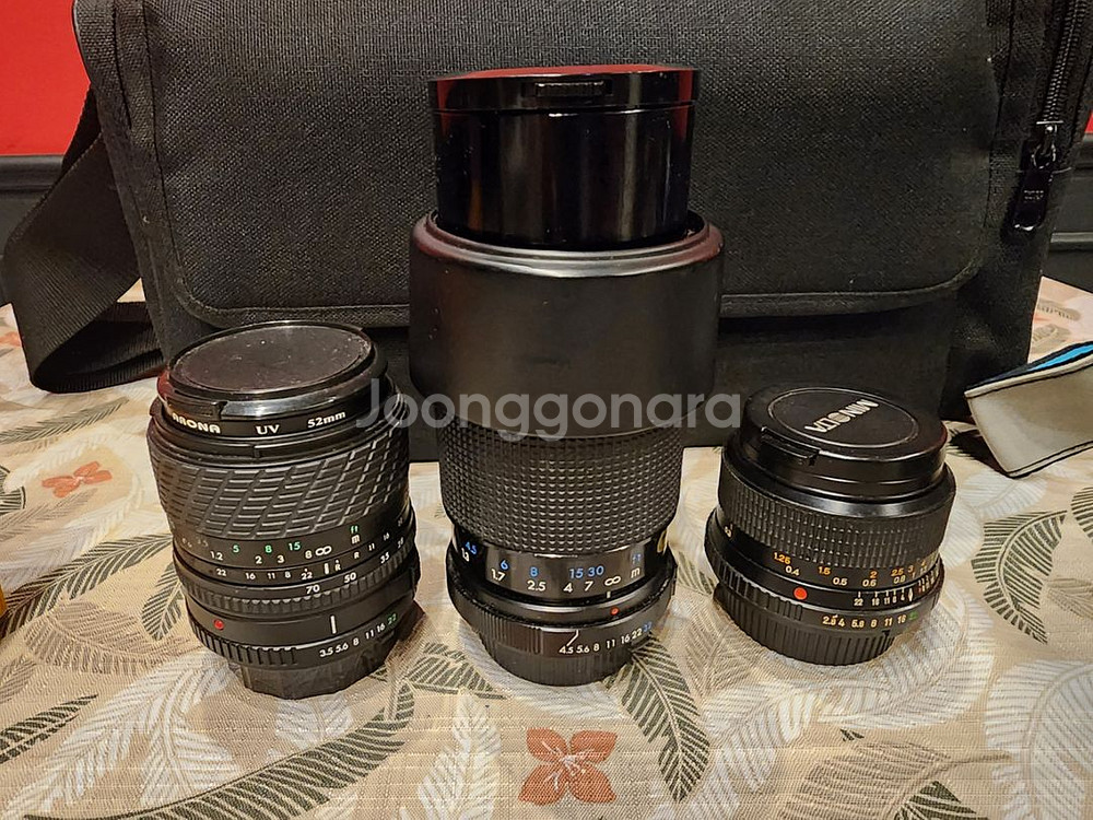 [렌즈4개+바디1개] minolta 카메라 판매합니다--4