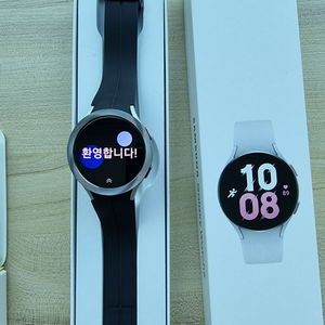 갤럭시워치5 44mm 실버 블루투스 s급