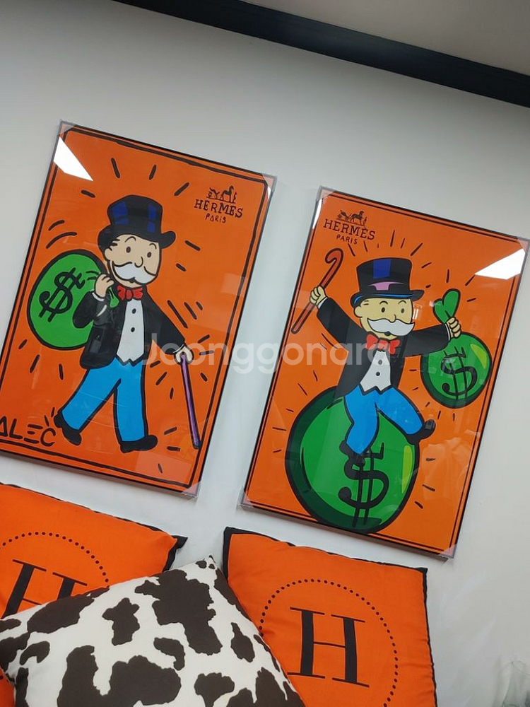 에르메스 풍 대형 디즈니 그림 액자 인테리어소품 팝아트--7