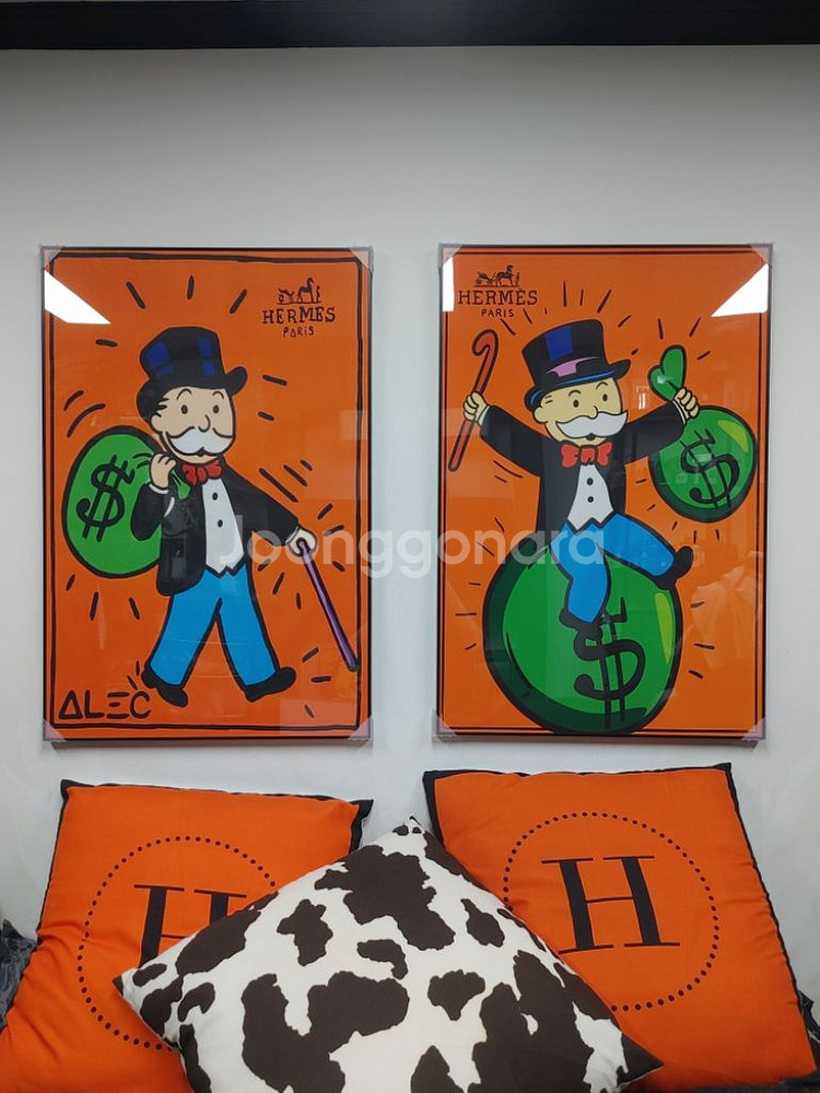 에르메스 풍 대형 디즈니 그림 액자 인테리어소품 팝아트--9
