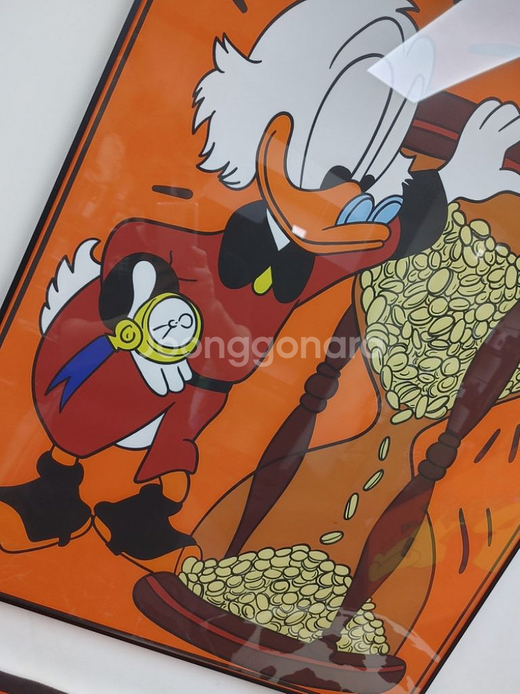 에르메스 디즈니 도널드덕 대형 그림 액자 인테리어소품--3