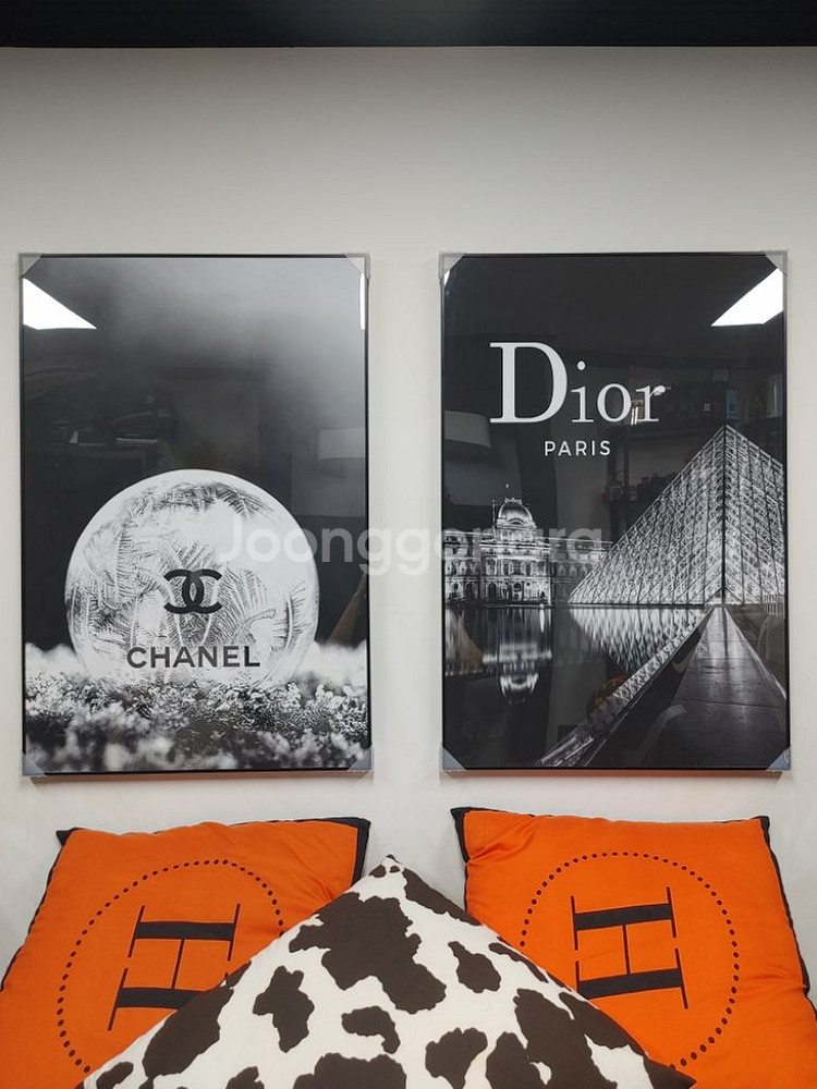 샤넬 심볼 대형 명품 그림 액자 팝아트 인테리어액자--7