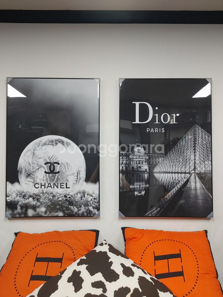 디올 영국 이태리 대형 명품 그림 액자 인테리어액자--5