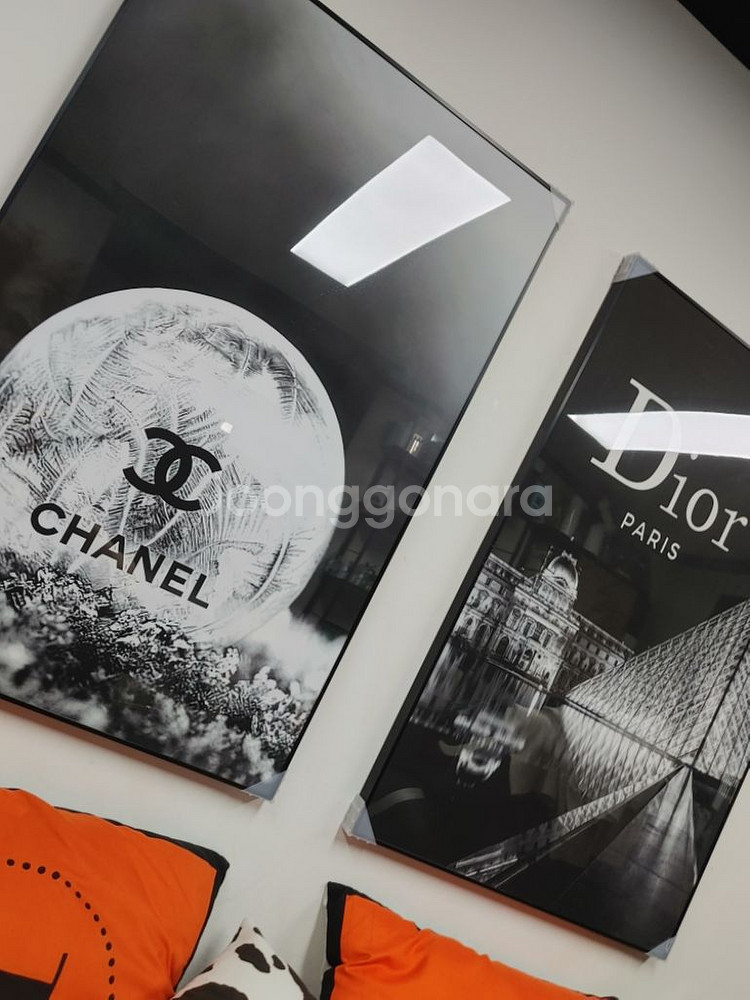 디올 영국 이태리 대형 명품 그림 액자 인테리어액자--8