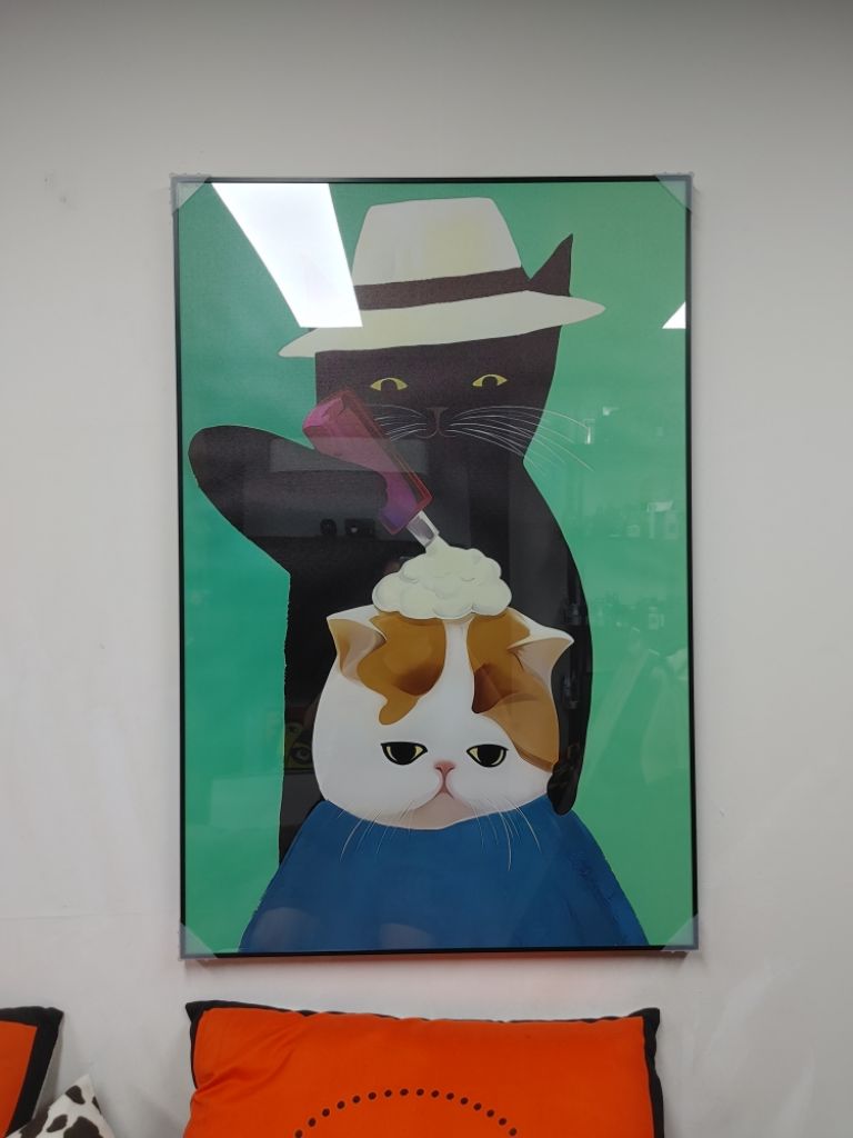 반려동물 고양이 반려묘 대형 그림 액자 팝아트 인테리어