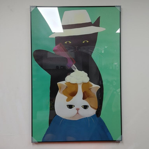 반려동물 고양이 반려묘 대형 그림 액자 팝아트 인테리어