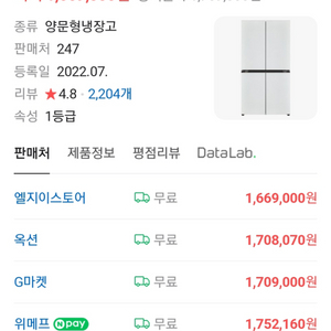 [판매]LG전자 오브제 컬렉션 1등급 냉장고 새제품