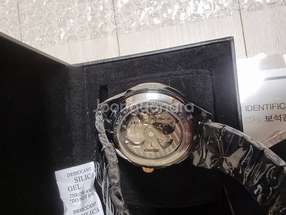 새상품 토르소 T601M 블랙 남성 메탈시계 다이아워치--3