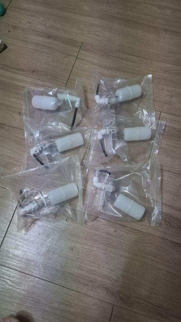 1회 사용 한 어항 아크릴 플로팅 어항 물 수위조절--8