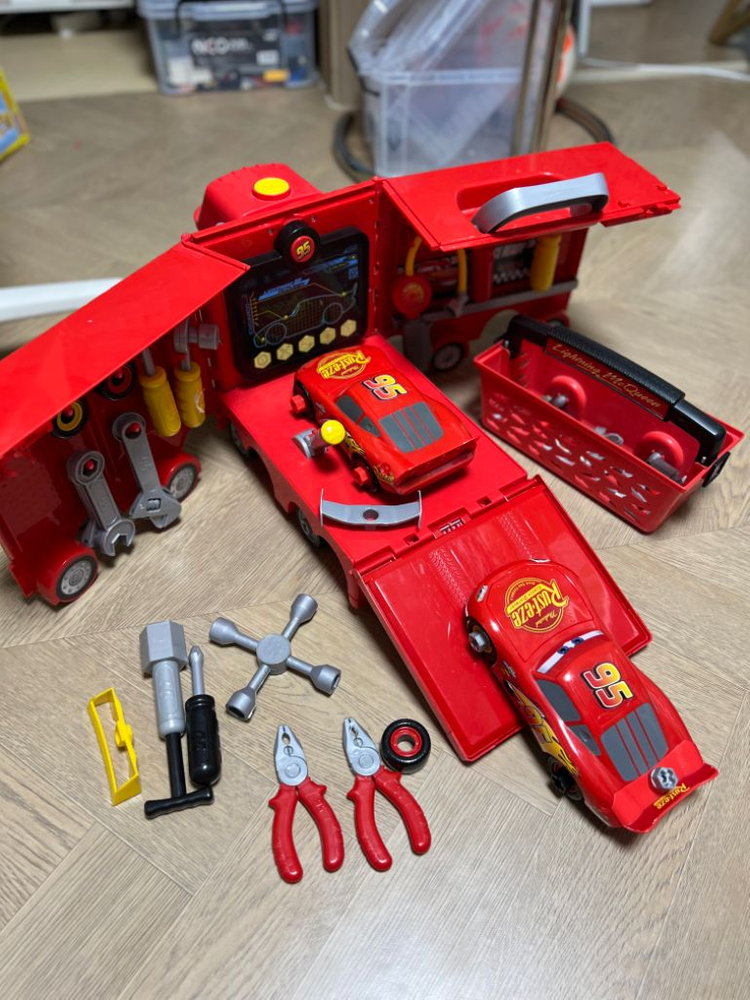 디즈니카 맥 정비 장난감 두세트--3