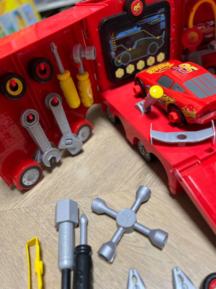 디즈니카 맥 정비 장난감 두세트--4