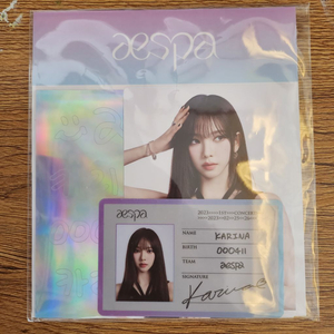 에스파 ID CARD +DECO STICKER SET