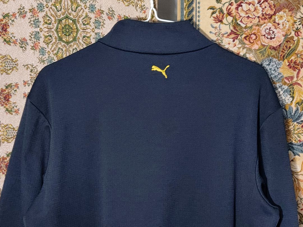 L 푸마 기모 와플 폴라 티셔츠--5