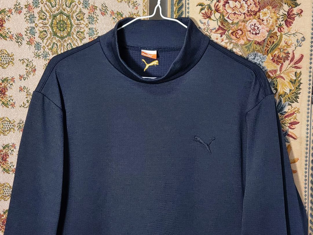 L 푸마 기모 와플 폴라 티셔츠--3