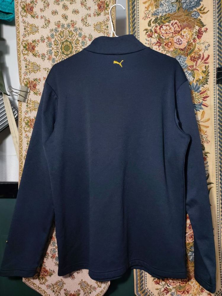 L 푸마 기모 와플 폴라 티셔츠--1