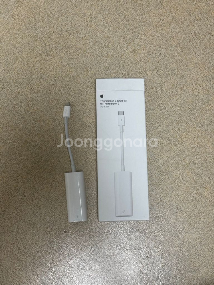 애플 썬더볼트2 케이블 + 썬더볼트3 변환케이블--0