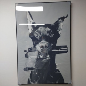지방시 도배르만 반려동물 강아지 대형 그림 액자 팝아트