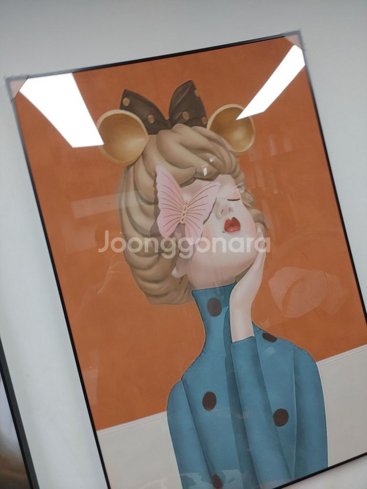 에르메스 럭셔리 명품 그림 액자 대형 인테리어 소품--3
