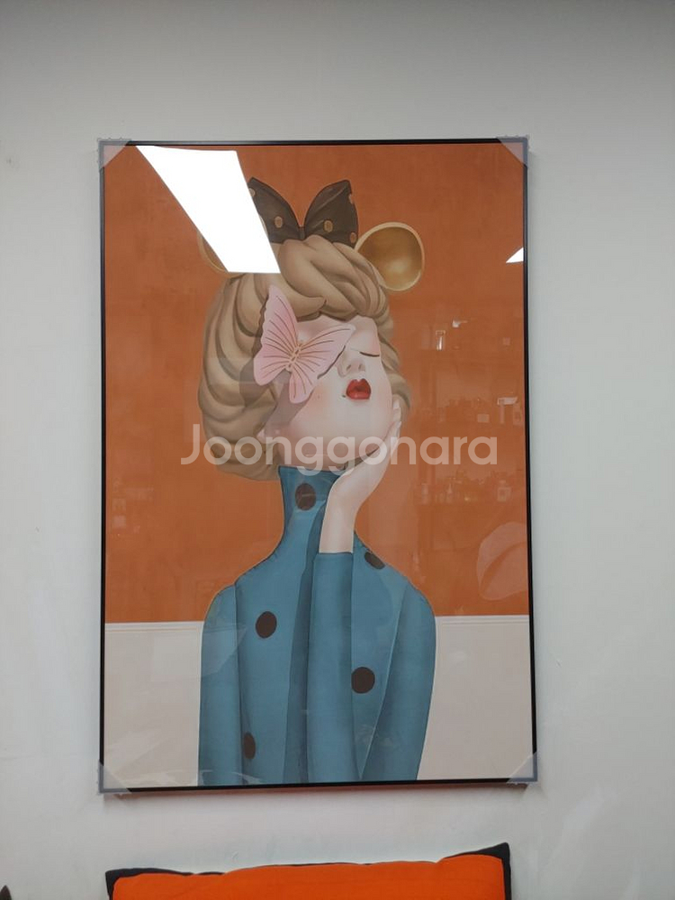 에르메스 럭셔리 명품 그림 액자 대형 인테리어 소품--1