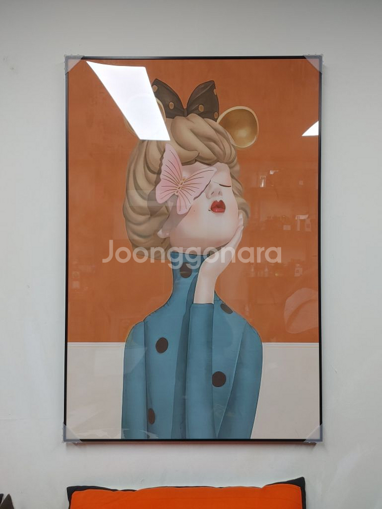 에르메스 럭셔리 명품 그림 액자 대형 인테리어 소품--4