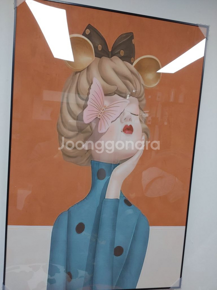 에르메스 럭셔리 명품 그림 액자 대형 인테리어 소품--2