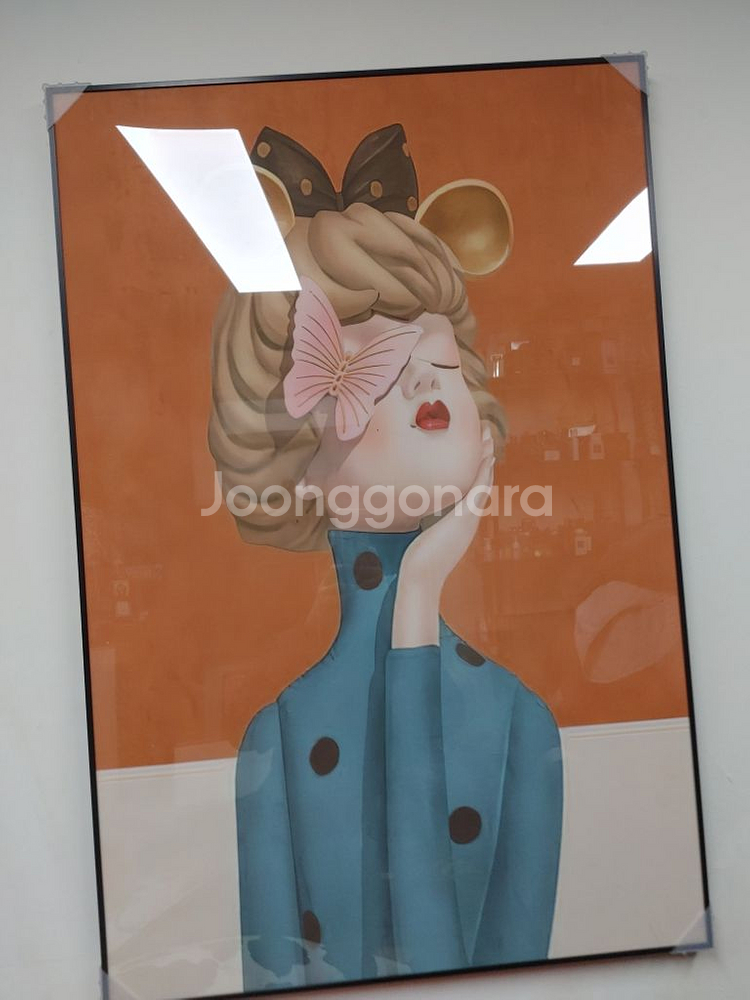 에르메스 럭셔리 명품 그림 액자 대형 인테리어 소품--5