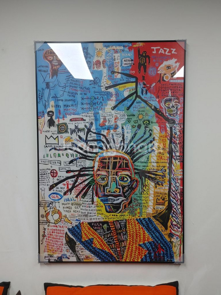 바스키아 대형 포스터 팝아트 그림 액자 인테리어소품--1