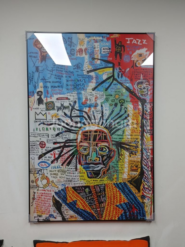 바스키아 대형 포스터 팝아트 그림 액자 인테리어소품--3