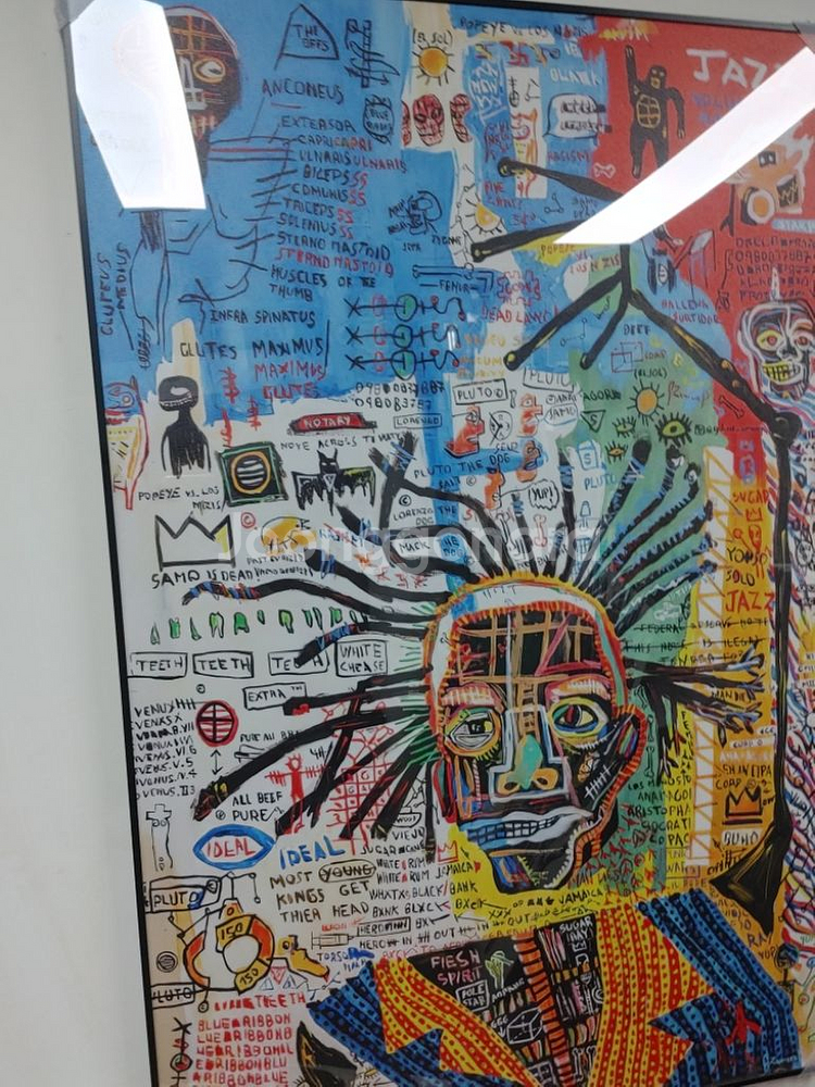 바스키아 대형 포스터 팝아트 그림 액자 인테리어소품--5