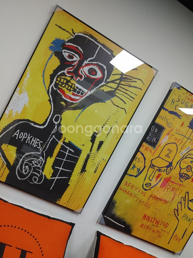 바스키아 대형 포스터 팝아트 그림 액자 인테리어소품--6