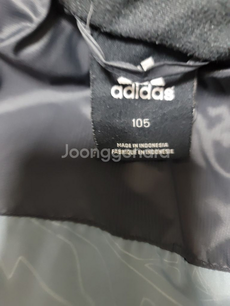 아디다스 구스패딩조끼--2