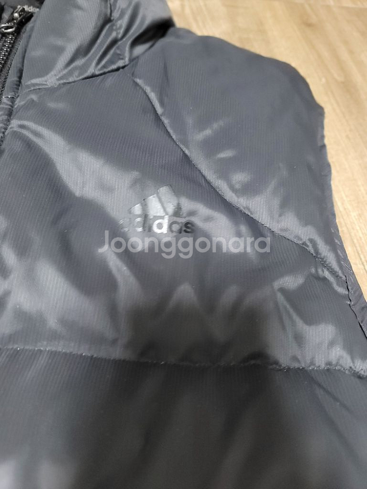 아디다스 구스패딩조끼--1