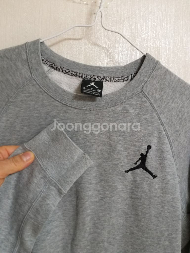 여성 나이키 에어조던 기모 맨투맨 (95)--2