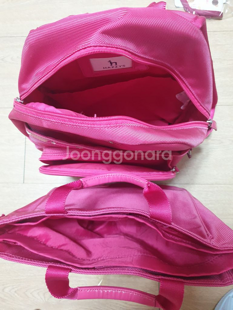 헤지스키즈 여아 책가방세트 최상--2